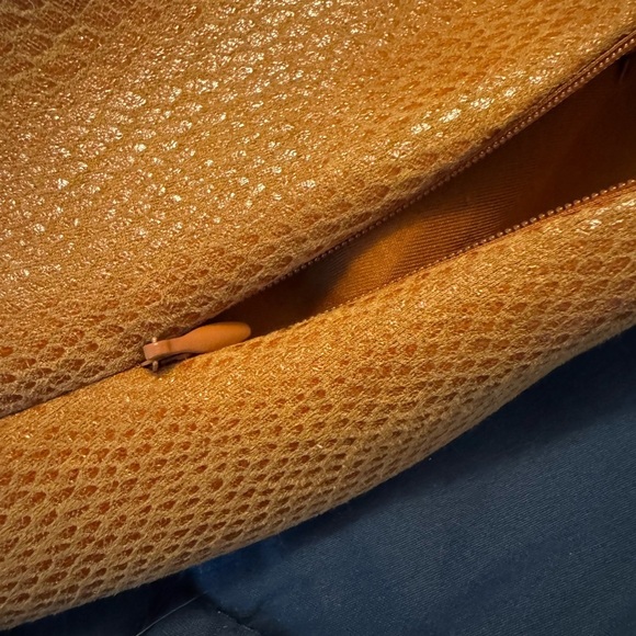 Urban Outfitters Faux Snakeskin One Shoulder Mini Dress - Camel Size XS - Picture 6 of 6